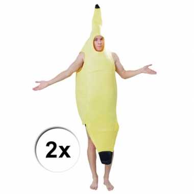 Bananen carnavalspaks voor volwassenen