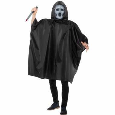 Carnaval cape met scream masker