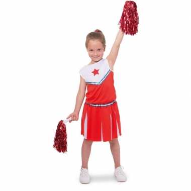 Cheerleader pakje verkleed carnavalspak voor meisjes