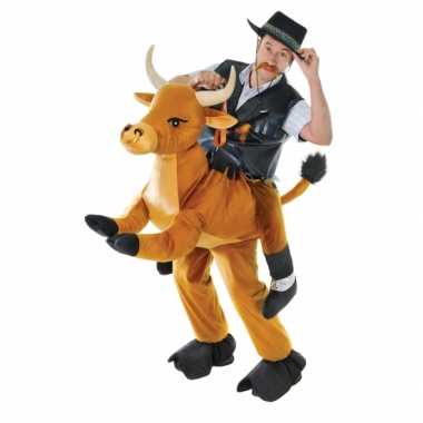 Hang carnavalspak stier voor volwassenen