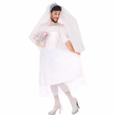 Man bruid fun verkleed carnavalspak voor heren