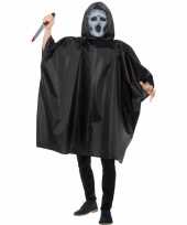 Carnaval cape met scream masker