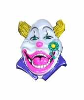 Carnaval clown versiering wit