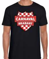 Carnaval verkleed t-shirt brabant zwart voor heren