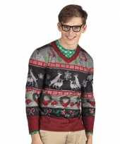 Carnavalspak kerst heren shirt