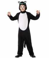 Dierenpak kat poes verkleed carnavalspak voor kinderen