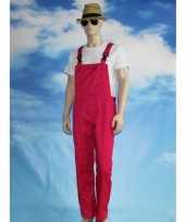 Fuchsia tuinbroek carnavalspakl voor volwassenen