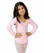 Lichtroze kinder ballet carnavalspak