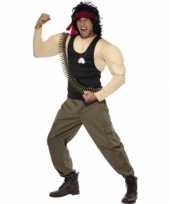 Rambo verkleed carnavalspaks voor heren